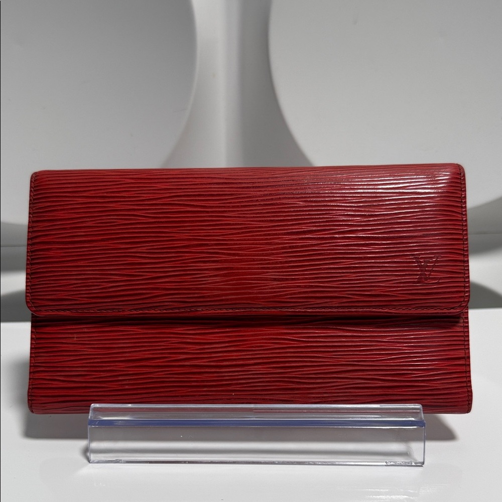 Louis Vuitton Leather Clutch Wallet - Women's Bag